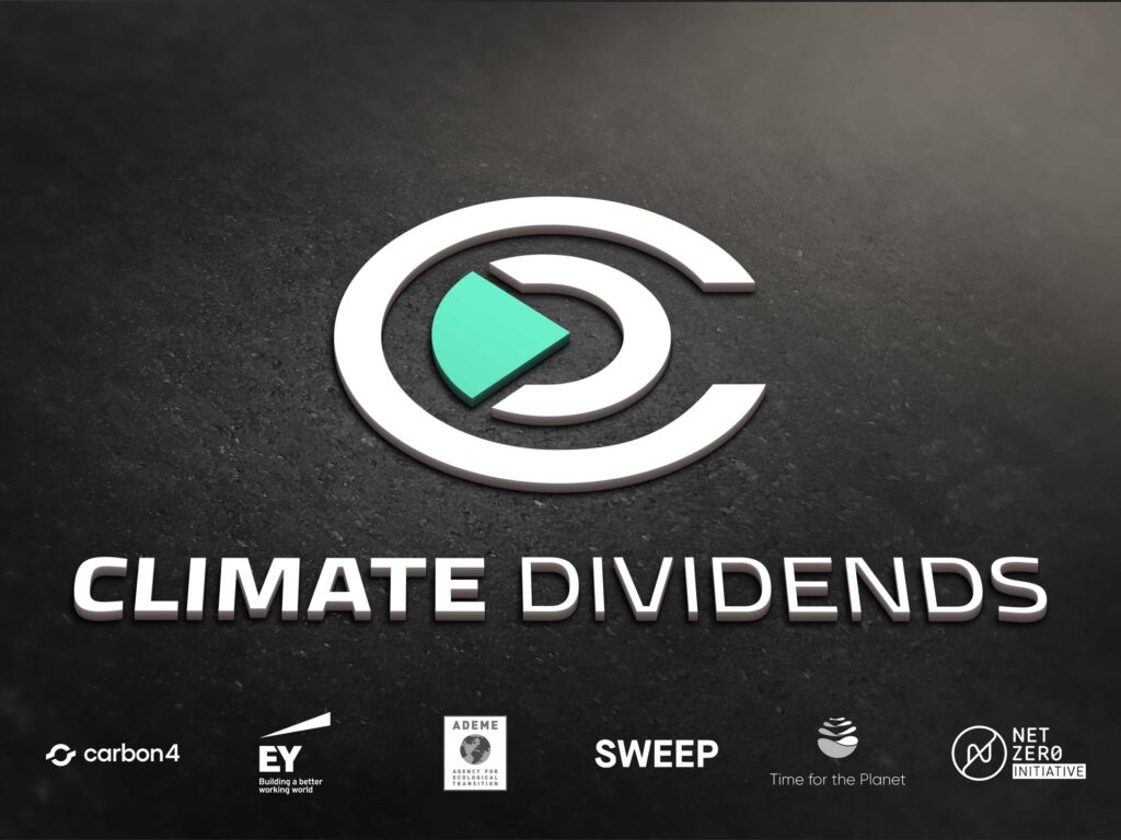 Climate Dividends logo 3D