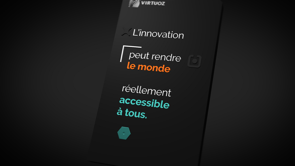 Nouvelle identité visuelle du plan tactile et sonore Virtuoz