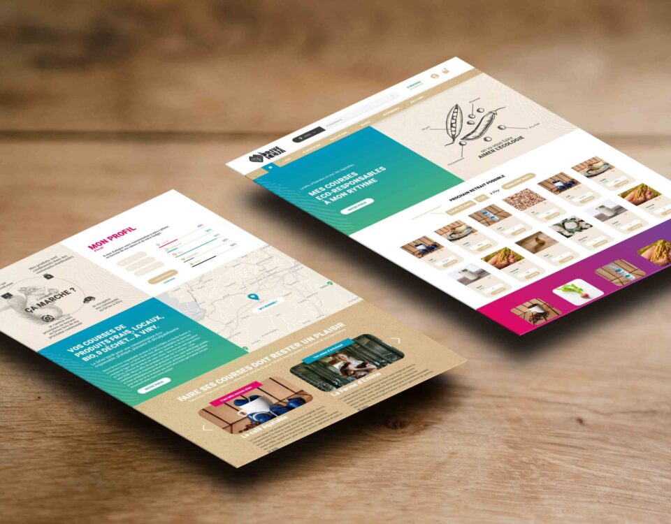 Maquettes site internet Le Drive Verdi