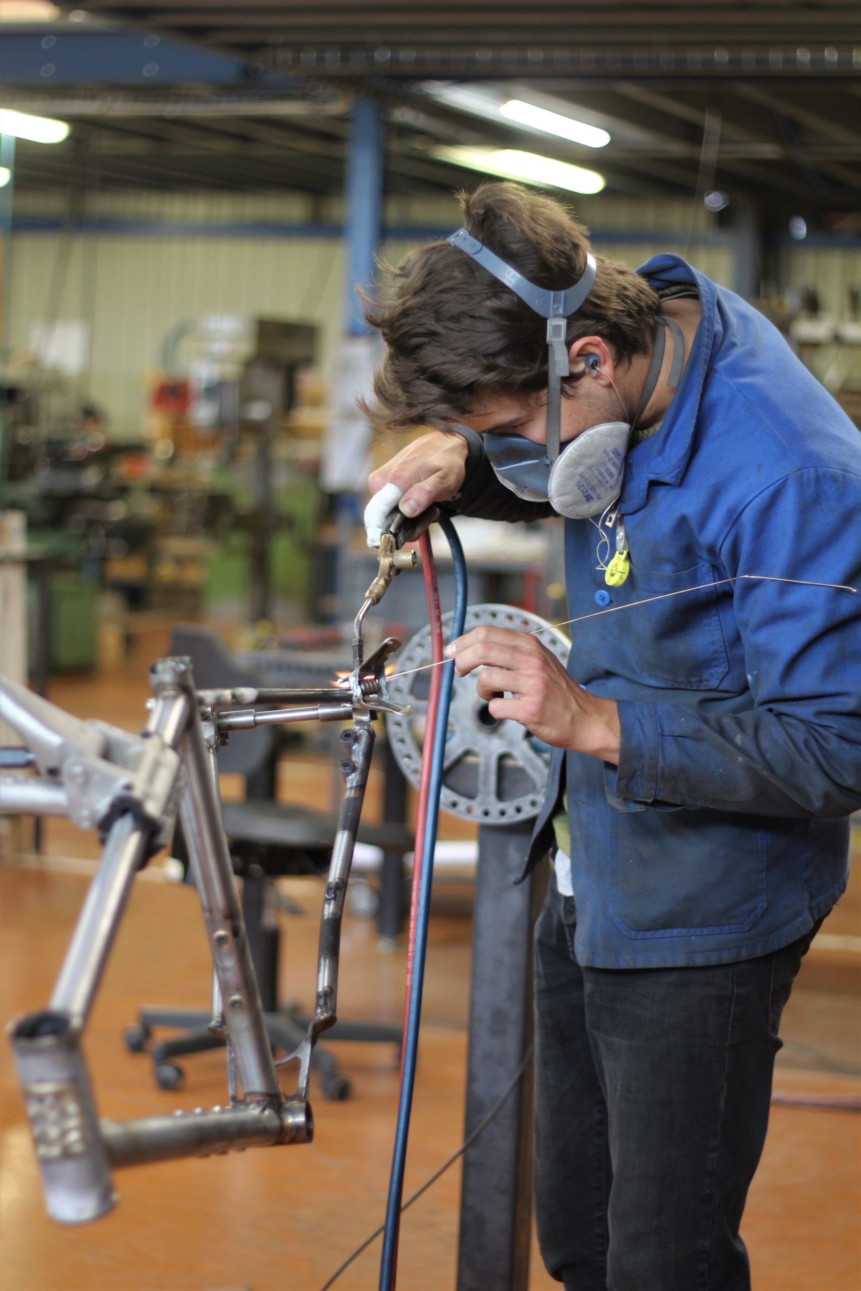 Rémi dans son atelier SOUM