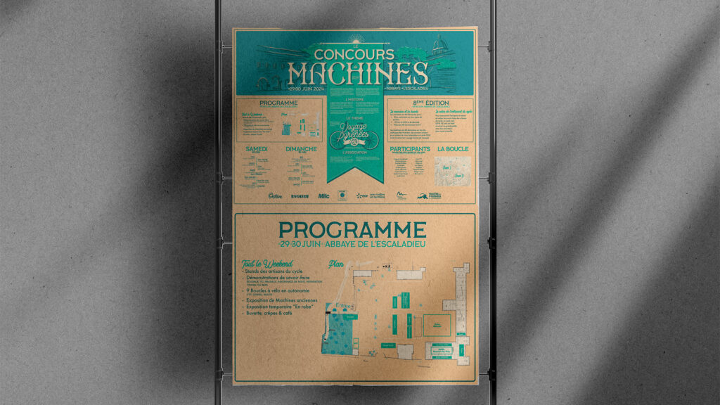 Support de communication Concours de Machines