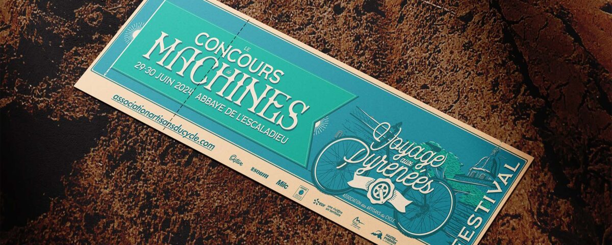Projection visuelle identité Concours de Machines 2024