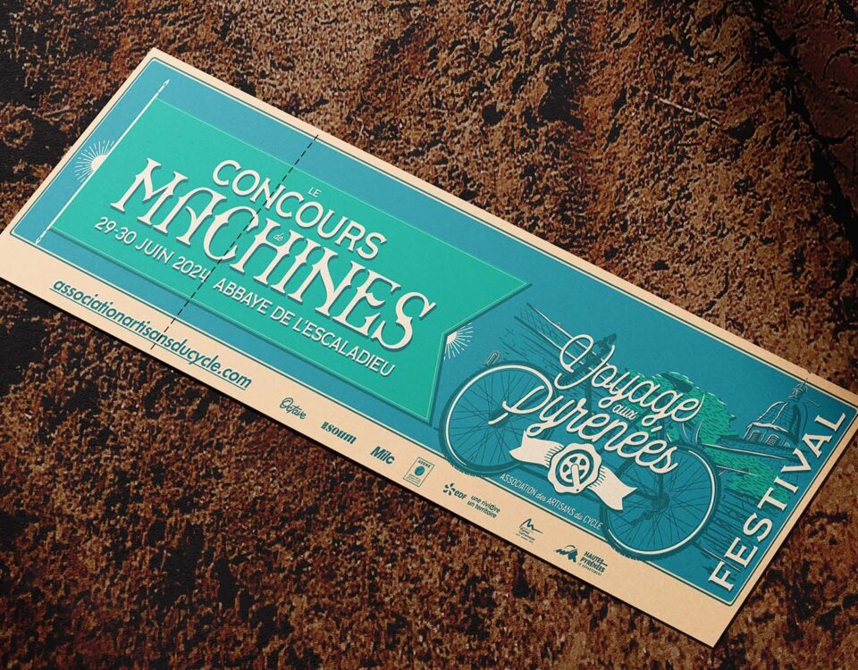 Projection visuelle identité Concours de Machines 2024