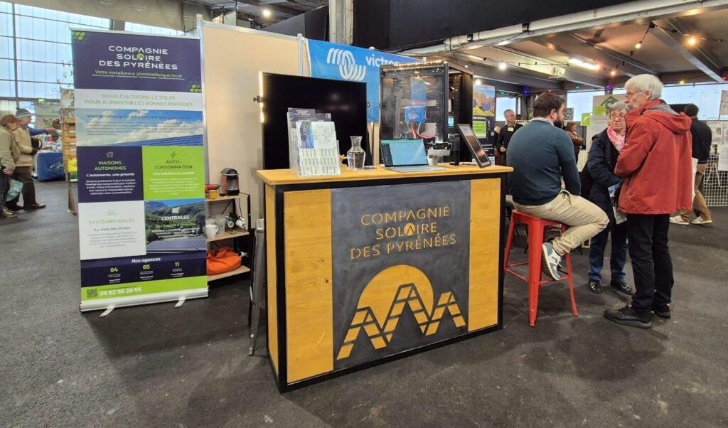 Stand de la Compagnie Solaire des Pyrénées